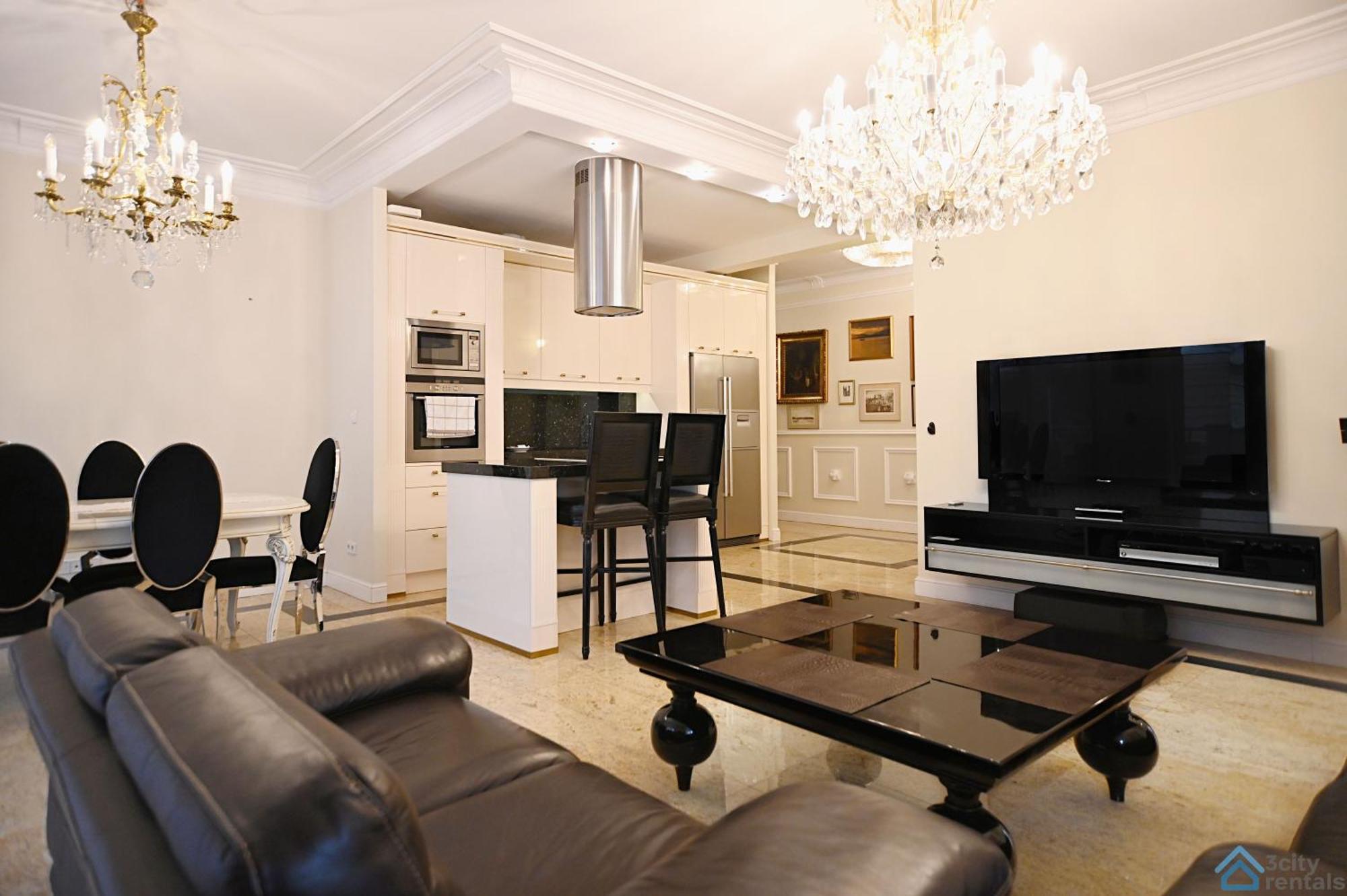 Апартаменти Large And Luxury 3city In With Two Balconies By Renters Гданськ